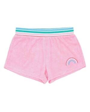 NEW FEATHER 4 ARROW kids' rivi short in fairy tale pink